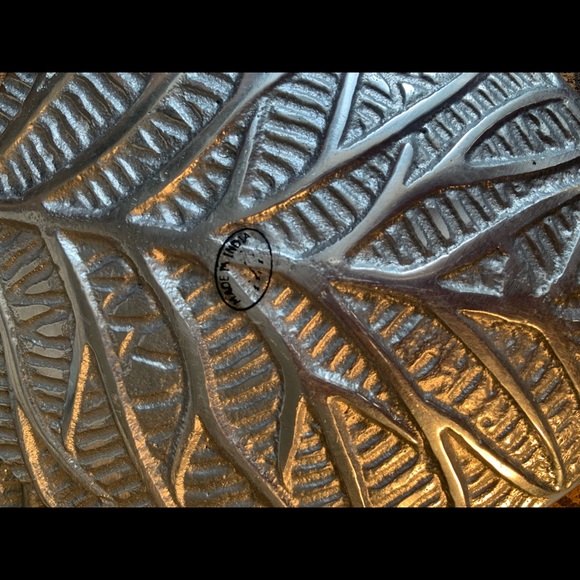 Vintage India Aluminum Salad Server Set (B12) - Picture 7 of 10